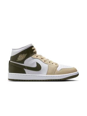 Jordan WMNS Air 1 MID white/medium olive/rattan