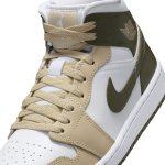 Jordan WMNS Air 1 MID white/medium olive/rattan