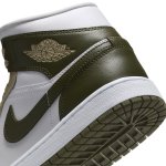 Jordan WMNS Air 1 MID white/medium olive/rattan