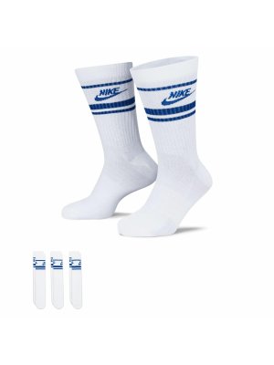 Nike Sportswear Everyday Essential 3 Pairs white/blue