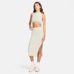 Nike W Sportswear Chill Rib Slim Midi Skirt light orewood brown
