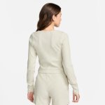 Nike W Sportswear Chill Rib Slim Full-Zip Cardigan light orewood brown
