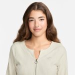 Nike W Sportswear Chill Rib Slim Full-Zip Cardigan light orewood brown