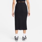 Nike W Sportswear Chill Rib Slim Midi Skirt black
