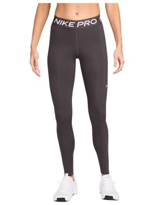 Nike W Pro Mid-Rise Mesh-Panelled Leggings 7/8 thunder grey/white