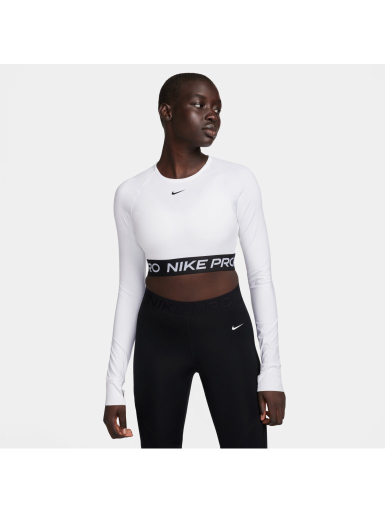 Nike W Pro 365 Dri-Fit Crop Top white/black