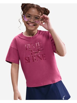 Nike Sportswear Older Girls Loose Fit T-Shirt sweet beet