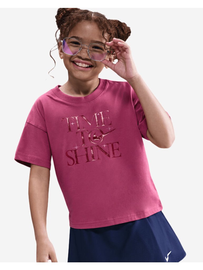 Nike Sportswear Older Girls Loose Fit T-Shirt sweet beet
