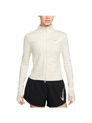 Nike W Swift Dri-FIT Full-Zip Mid-Layer Running Top sail/reflective silver
