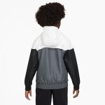 Nike Sportswear Windrunner Big Kids' Hooded Repel Jacket white/smoke grey/black