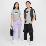 Nike Sportswear Older Kids' T-Shirt dark grey heather/mint foam