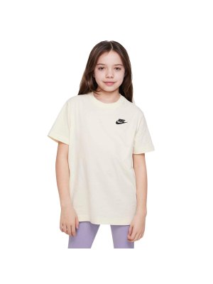 Nike Sportswear Older Kids' Loose Fit Tee beige/black