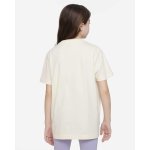 Nike Sportswear Older Kids' Loose Fit Tee beige/black