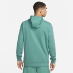 Nike M Dri-FIT Fleece Full-Zip Training Hoodie blue mineral/noir