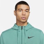Nike M Dri-FIT Fleece Full-Zip Training Hoodie blue mineral/noir