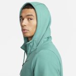 Nike M Dri-FIT Fleece Full-Zip Training Hoodie blue mineral/noir