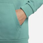 Nike M Dri-FIT Fleece Full-Zip Training Hoodie blue mineral/noir
