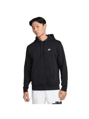 Nike M Club Pullover Fleece Hoodie black/white