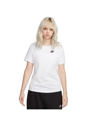 Nike W Sportswear Club Essentials Tee white/black