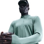Nike M Pacer Dri-FIT 1/2-Zip Running Top cannon/reflective silver