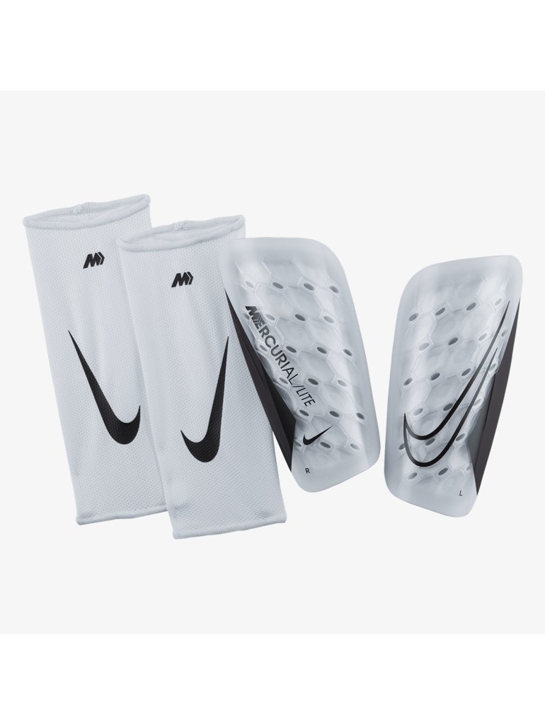 Nike Mercurial Lite Football Shinguards white