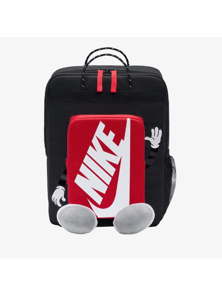 Nike Kids' Boxy Backpack black/university red/white
