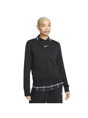Nike W Sportswear Phoenix Fleece Crew-Neck Sweatshirt black/sail