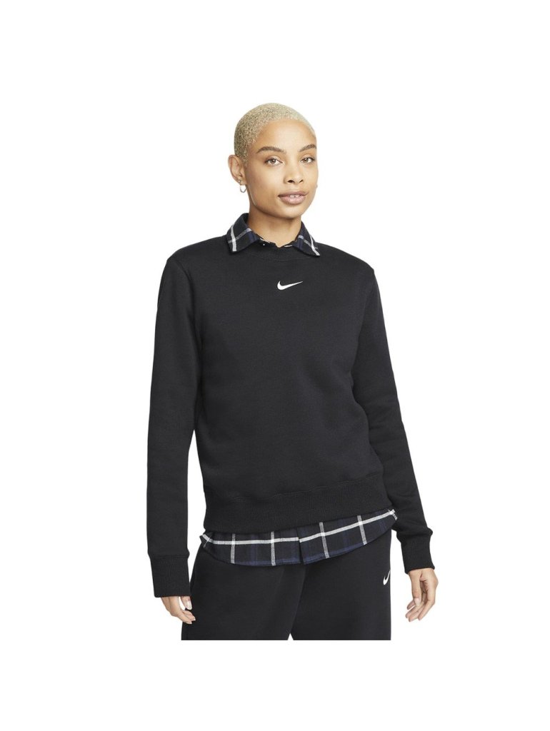 Nike W Sportswear Phoenix Fleece Crew-Neck Sweatshirt black/sail