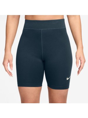 Nike W Sportswear Classic High-Waisted 20.5cm Biker Shorts armoury navy/sail