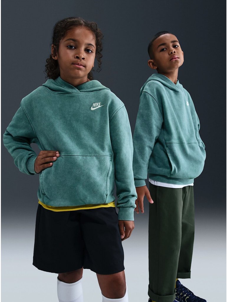 Nike Sportswear Big Kids' Pullover Hoodie bicoastal/white