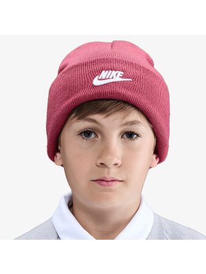 Nike Peak Older Kids' Beanie sweet beet/white