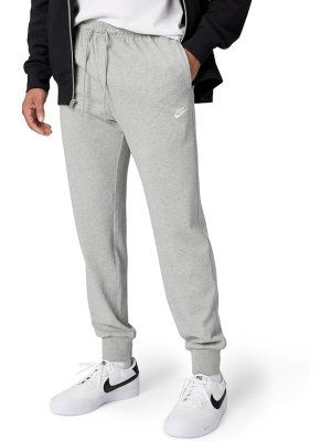 Nike Club Knit Joggers dark grey heather/white