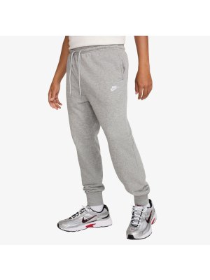 Nike M Club French Terry Joggers dark grey heather/light smoke grey/white