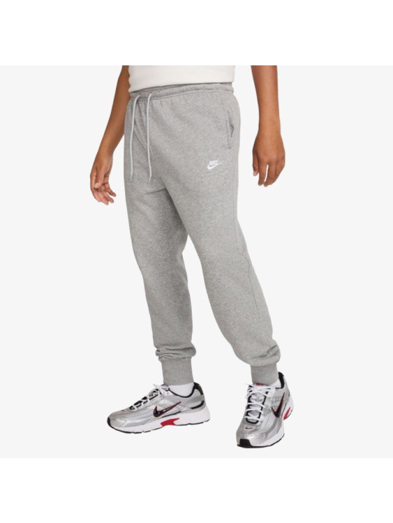 Nike M Club French Terry Joggers dark grey heather/light smoke grey/white