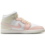 Jordan Air 1 MID SE white/guava ice/sea glass