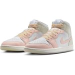 Jordan Air 1 MID SE white/guava ice/sea glass