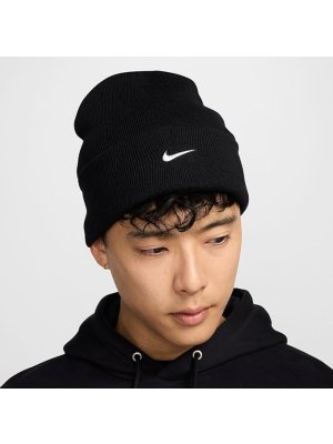 Nike Peak Swoosh Beanie black/white