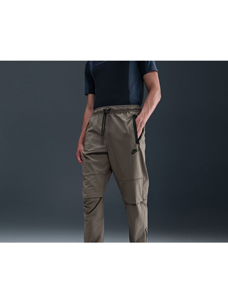 Nike M Tech Woven Trousers cave stone/black