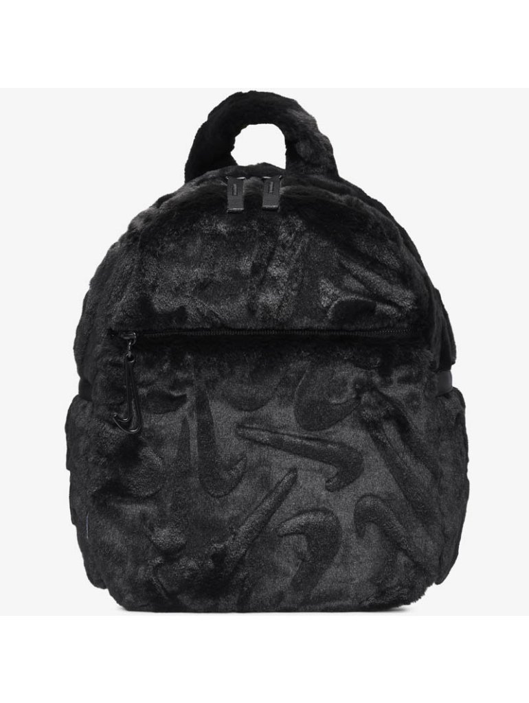 Nike Sportswear Futura Faux Fur Mini Backpack 6L black