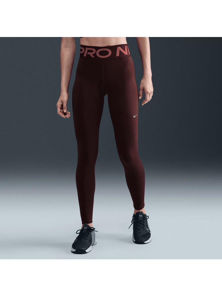 Nike W Pro Sculpt High-Waisted Full-Length Leggings burgundy crush/white