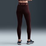 Nike W Pro Sculpt High-Waisted Full-Length Leggings burgundy crush/white