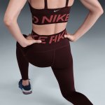 Nike W Pro Sculpt High-Waisted Full-Length Leggings burgundy crush/white