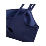 Nike Zenvy Strappy Women's Light-Support Padded Sports Bra midnight navy/white
