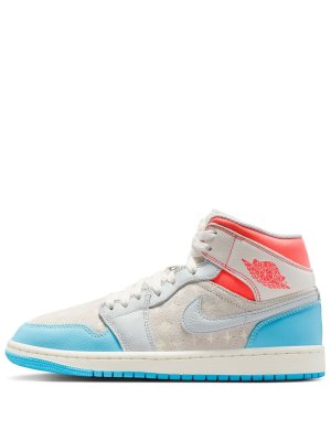 Jordan WMNS Air 1 MID sail/blue chill/hot lava