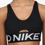 Nike W Pro Indy Plunge Medium Support Padded Sports Bra black/white