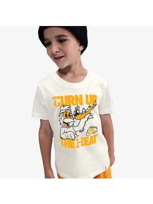 Nike Sportswear Older Kids' T-Shirt sail/orange