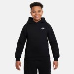 Nike Sportswear Club Fleece Older Kids' Pullover Hoodie black/white
