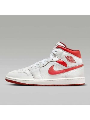 Jordan Air 1 MID SE white/lobster/dune red/sail