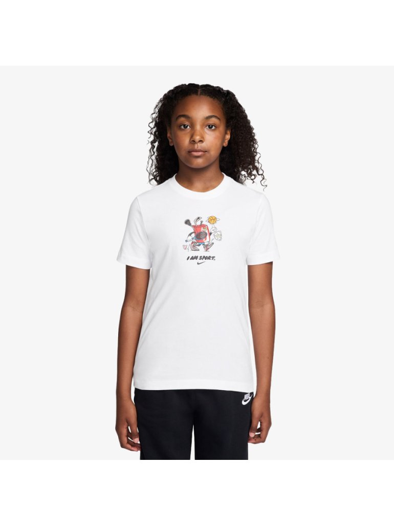 Nike Sportswear Box Older Kids' T-Shirt white