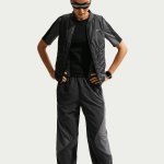 Nike W Swift  Repel UV Protection Mid-Rise Running Pants black/iron grey/reflective silver